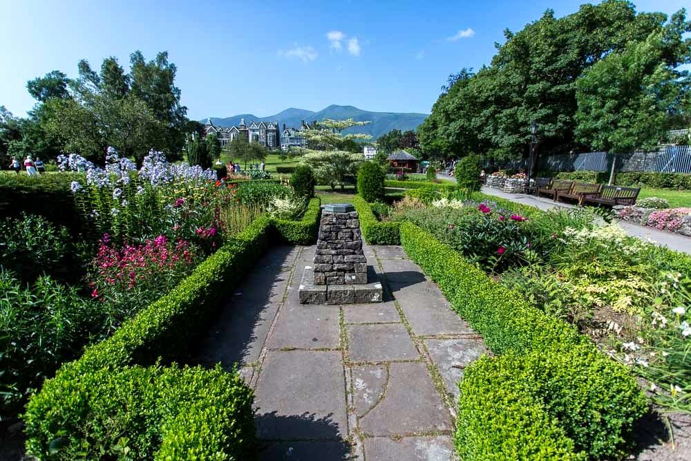 Ornamental gardens in Hope Park