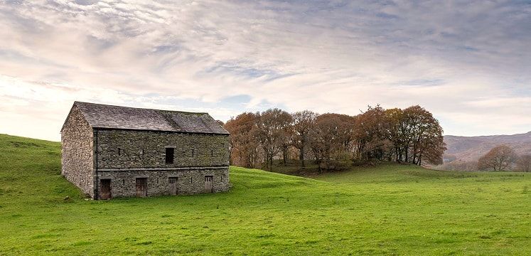 Arklid Barn, Nibthwaite after repairs.