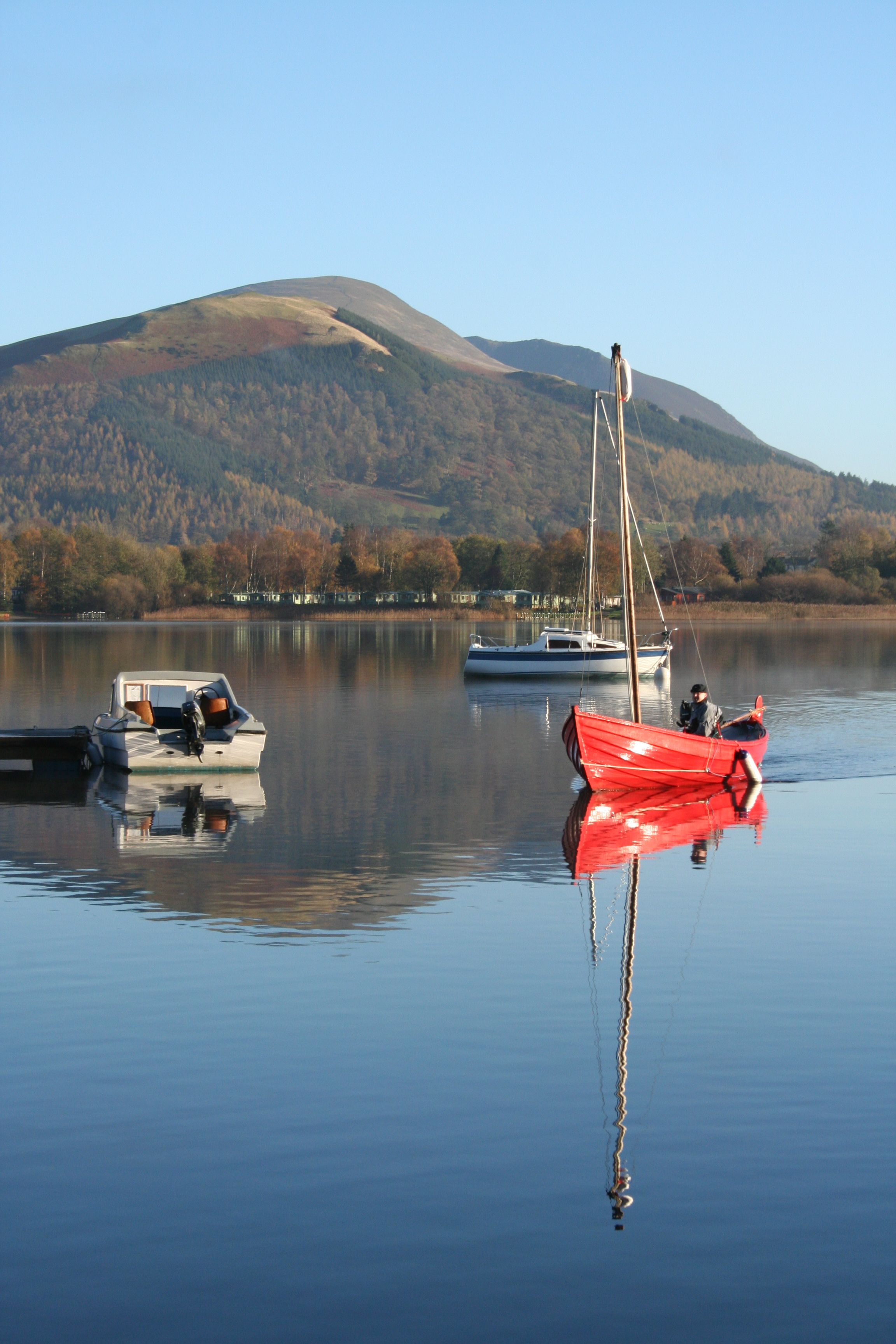Sailing on the lake