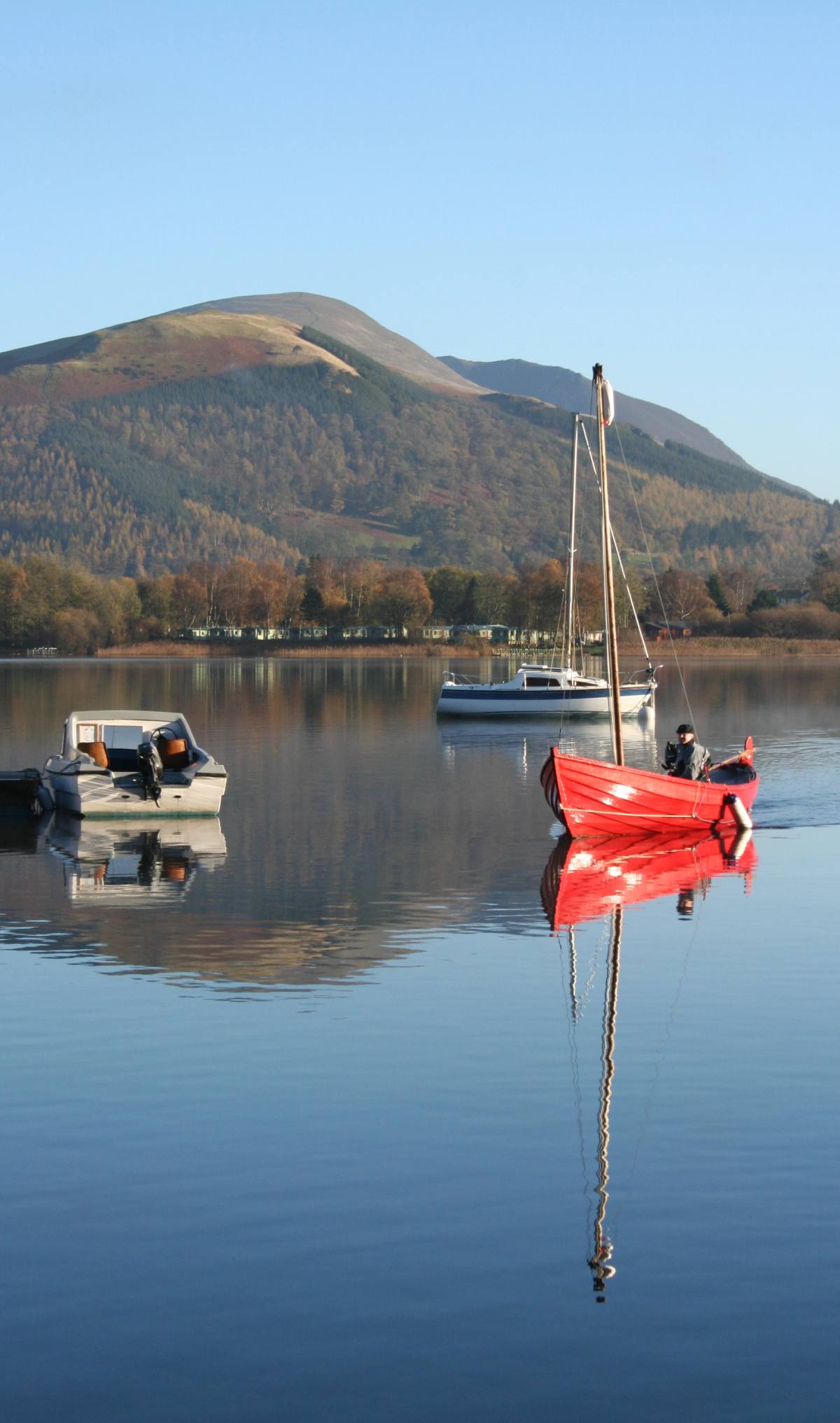Sailing on the lake