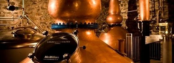Whiskey still at Lakes Distillery