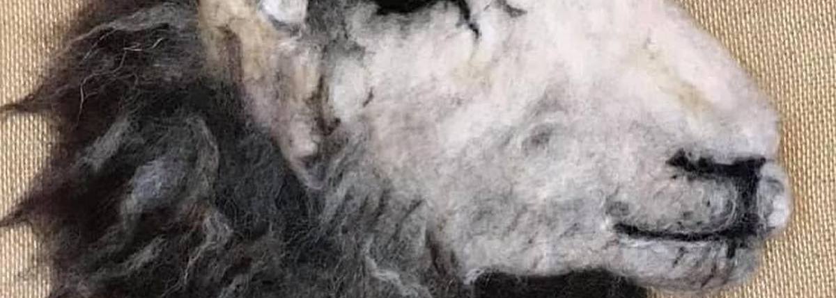 Needle Felt a Herdwick Portrait ~ with Jane Makes