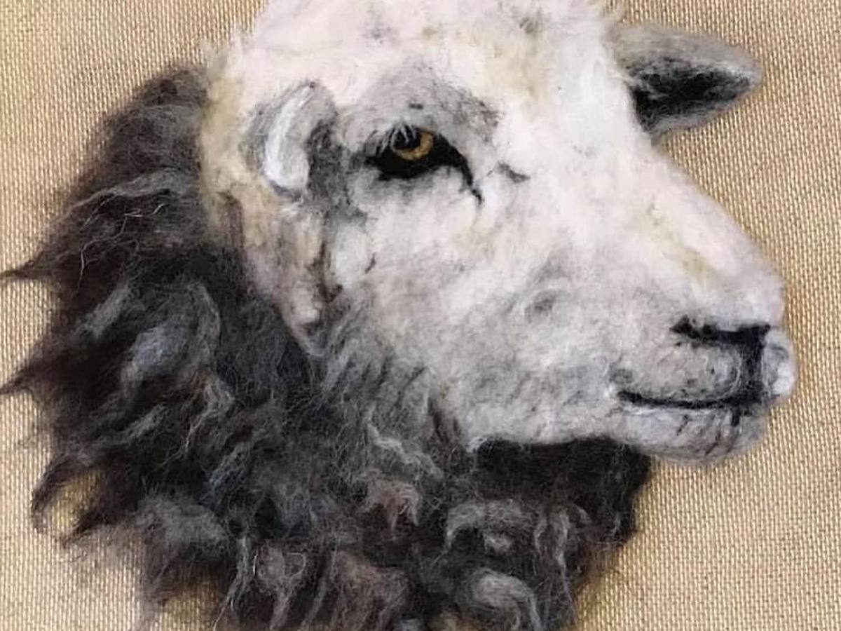 Needle Felt a Herdwick Portrait ~ with Jane Makes