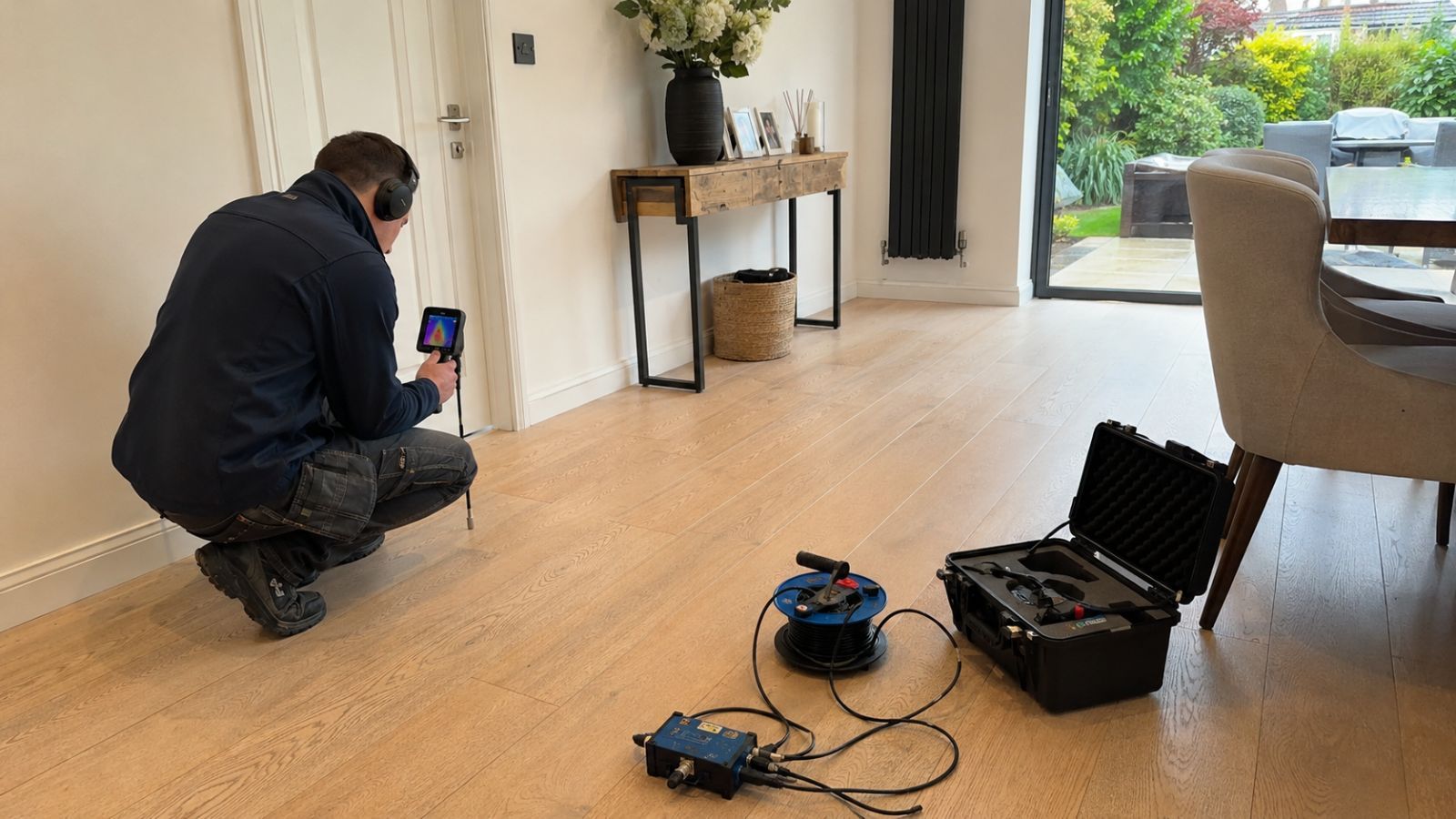 Clear Flow underfloor heating leak detection survey in London