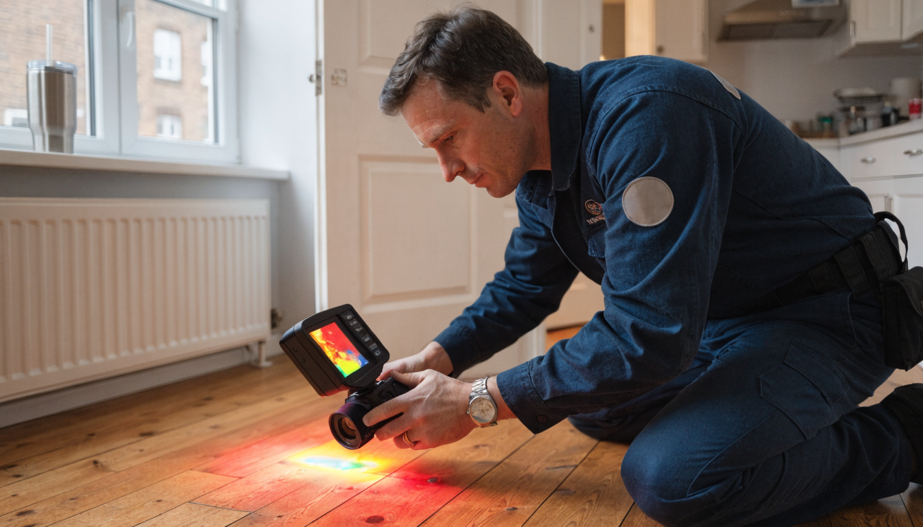 Underfloor Heating Leak Detection — Clear Flow Leak Detection