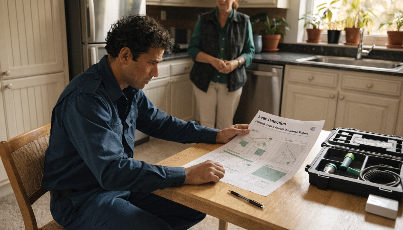 Trace & Access — Clear Flow Leak Detection