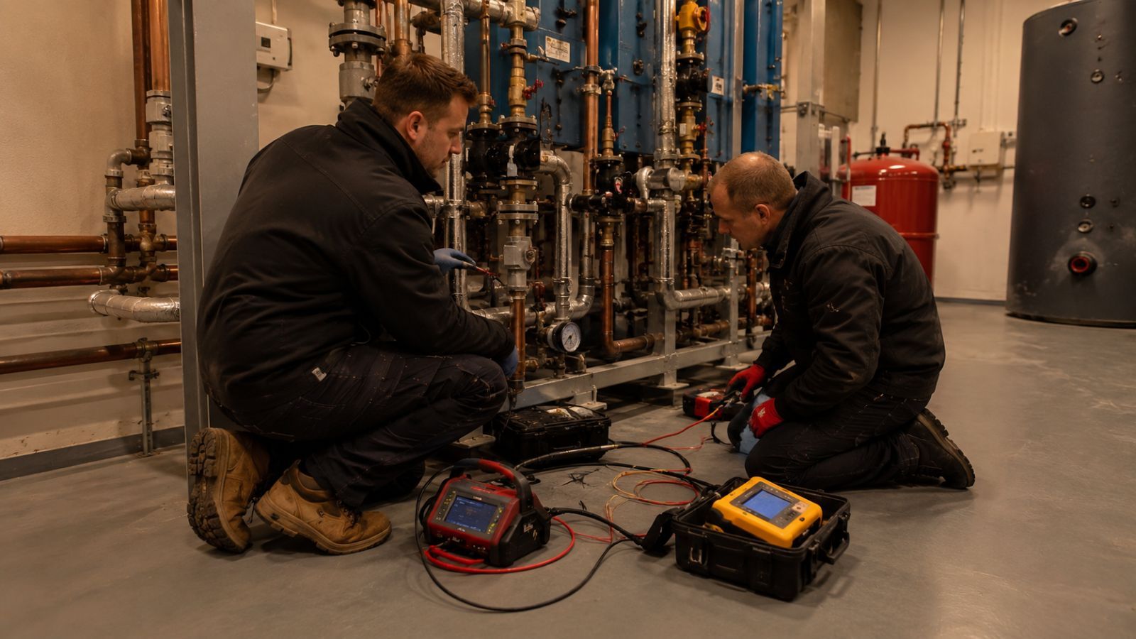 Clear Flow central heating leak detection in Enfield, London