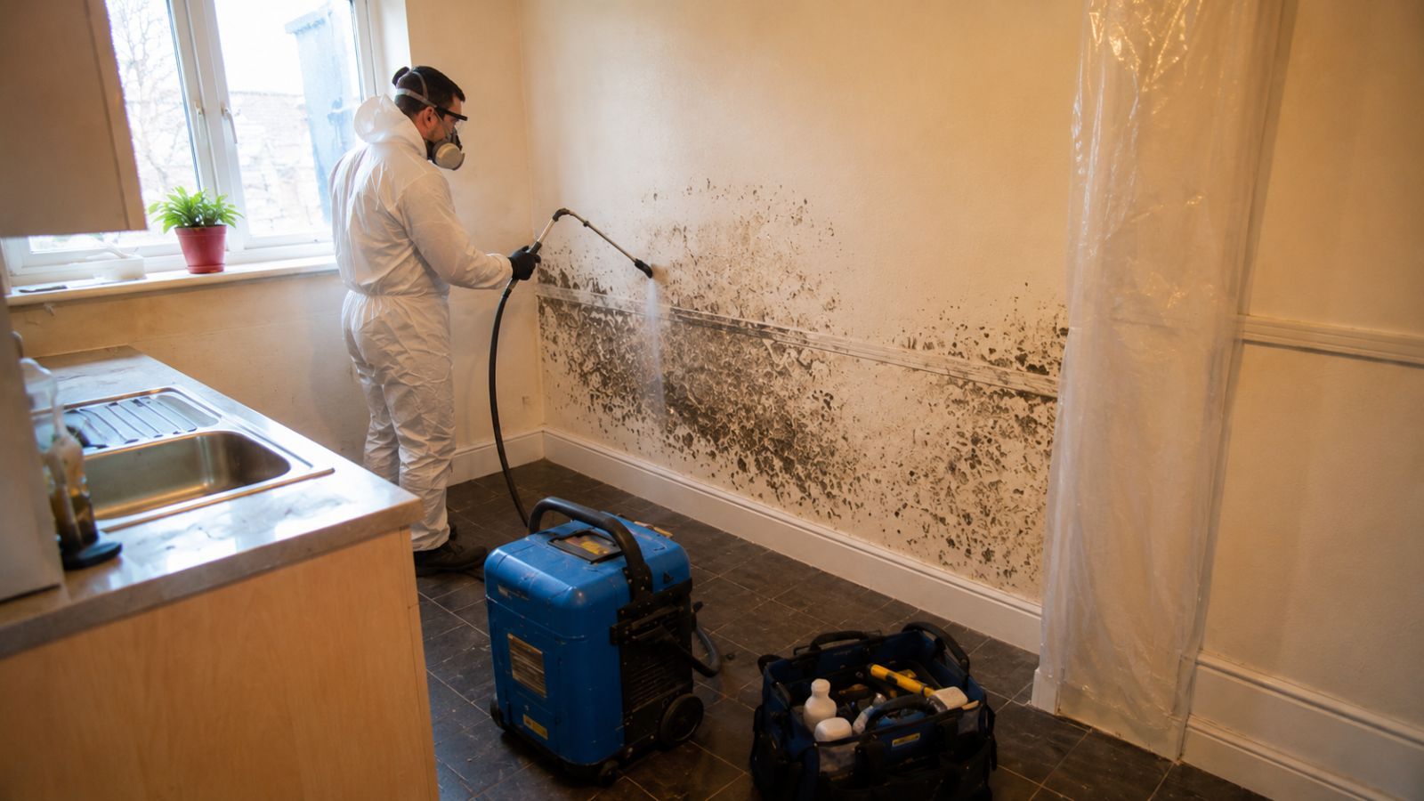 Clear Flow mould removal and remediation survey in London
