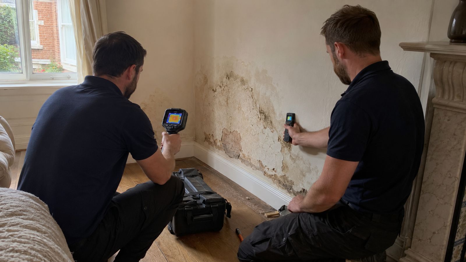 Clear Flow professional damp investigation in the City of London