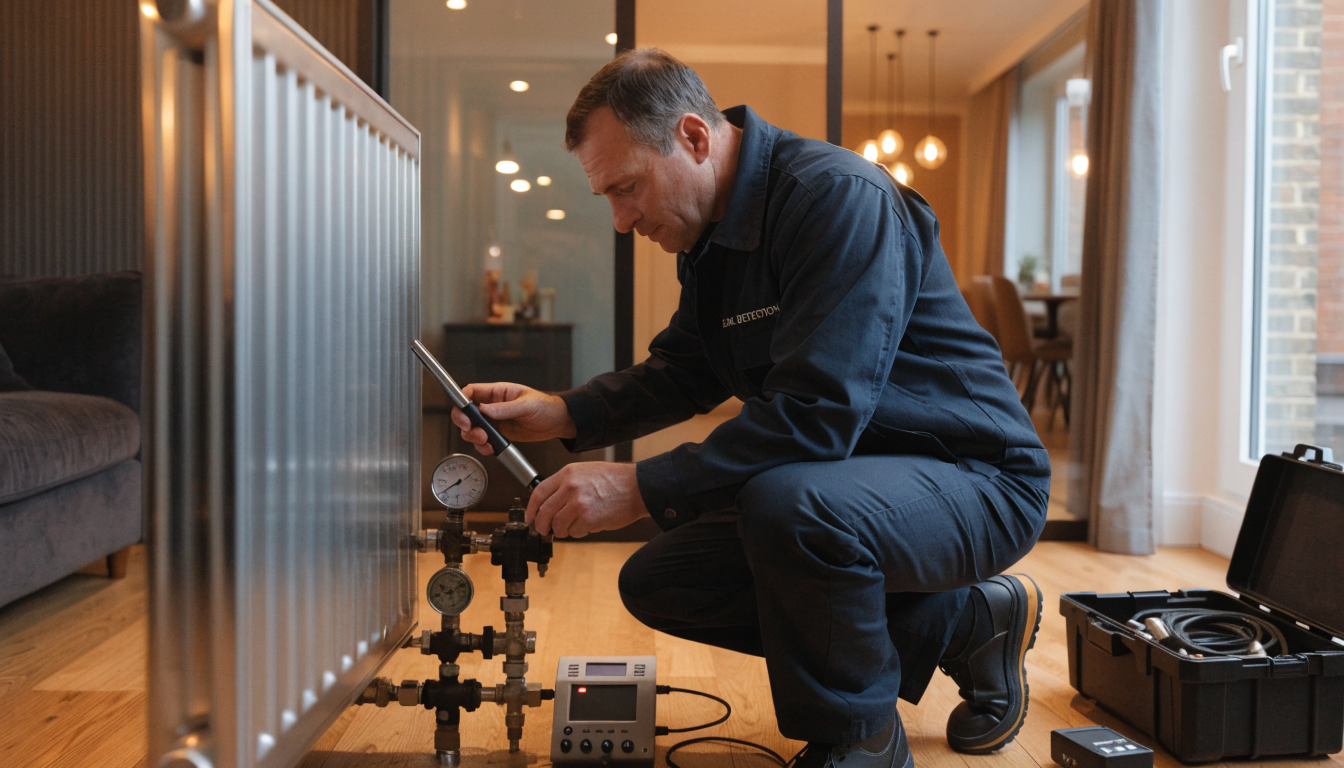Central Heating Leak Detection — Clear Flow Leak Detection