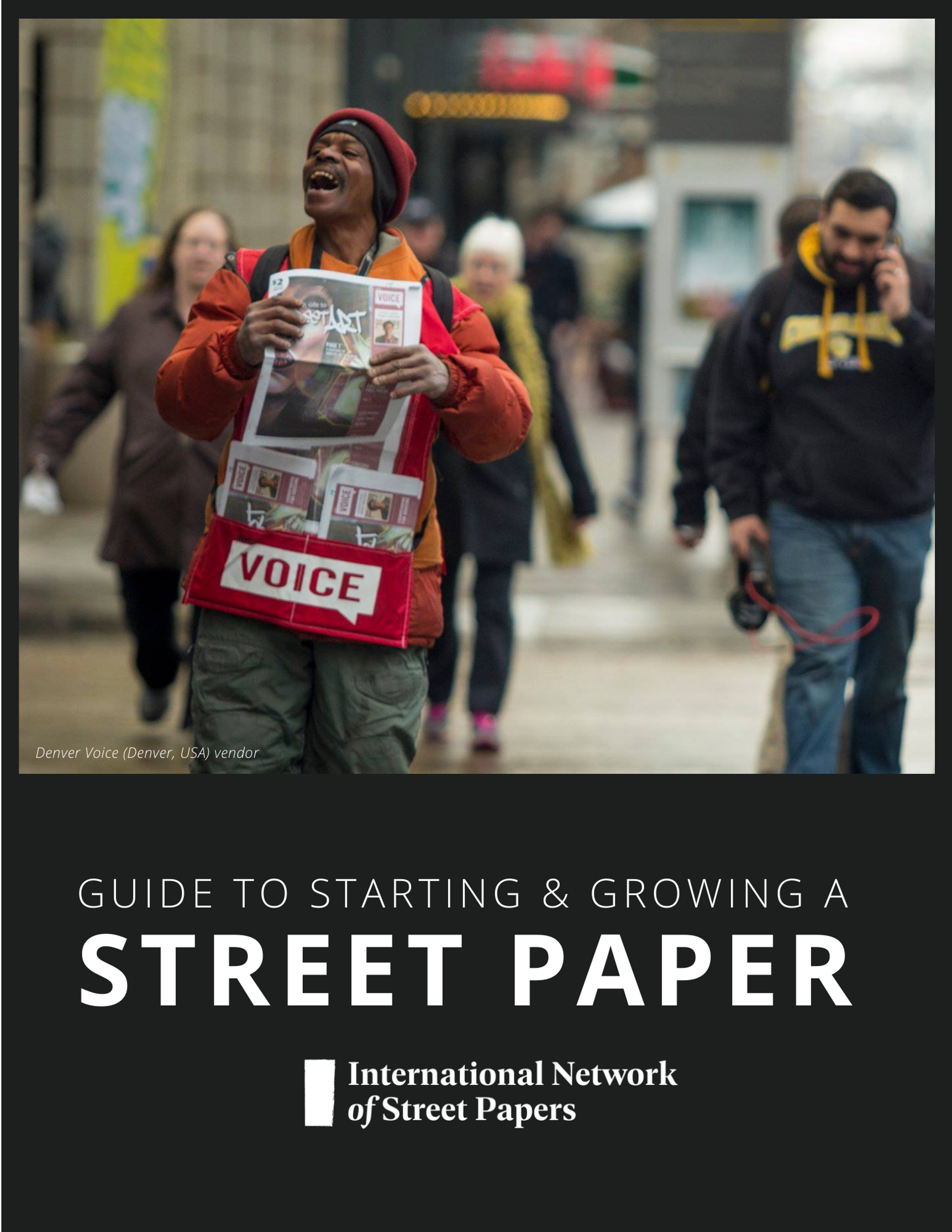 Front cover of the Start a street paper guide 