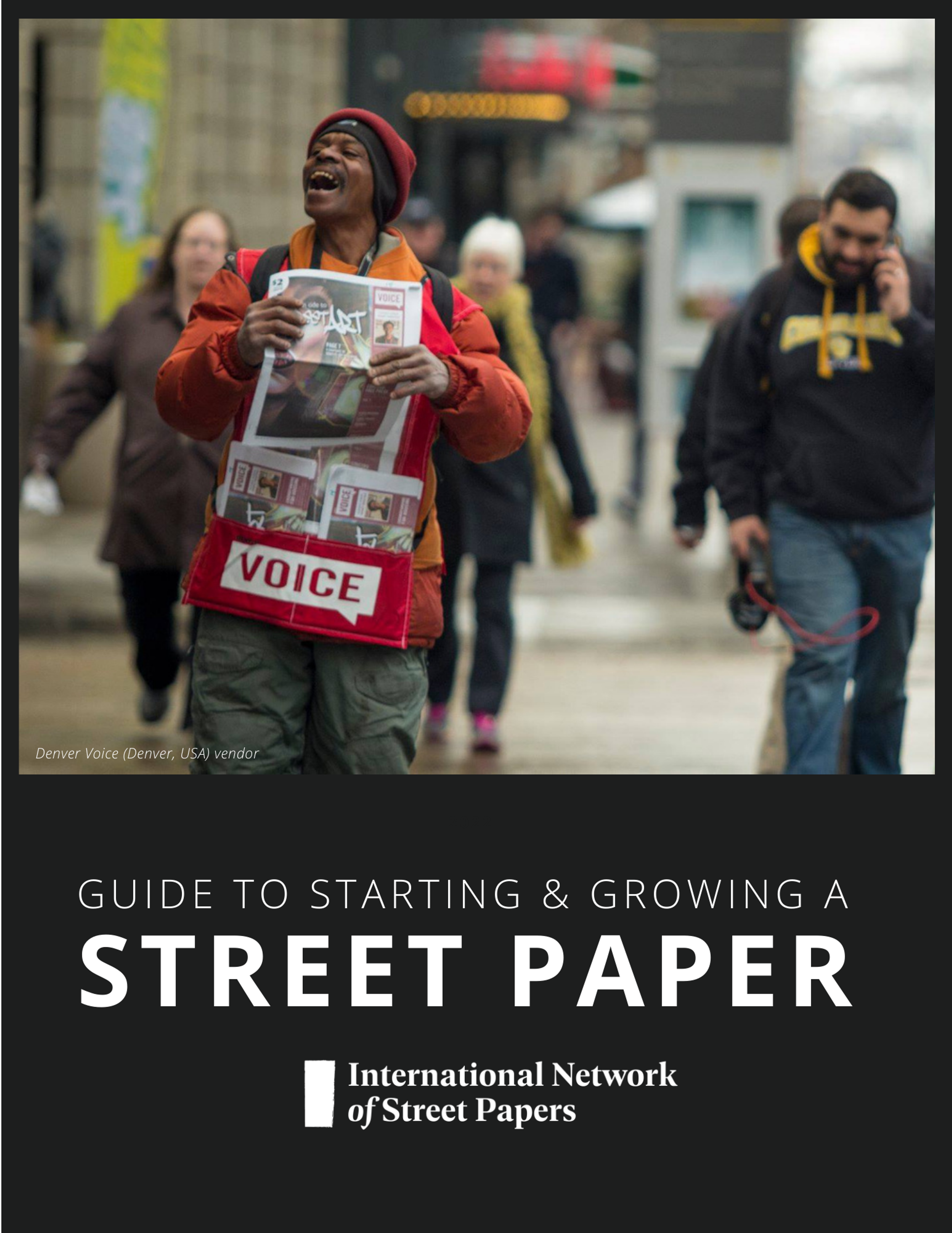 Front cover of the Start a street paper guide