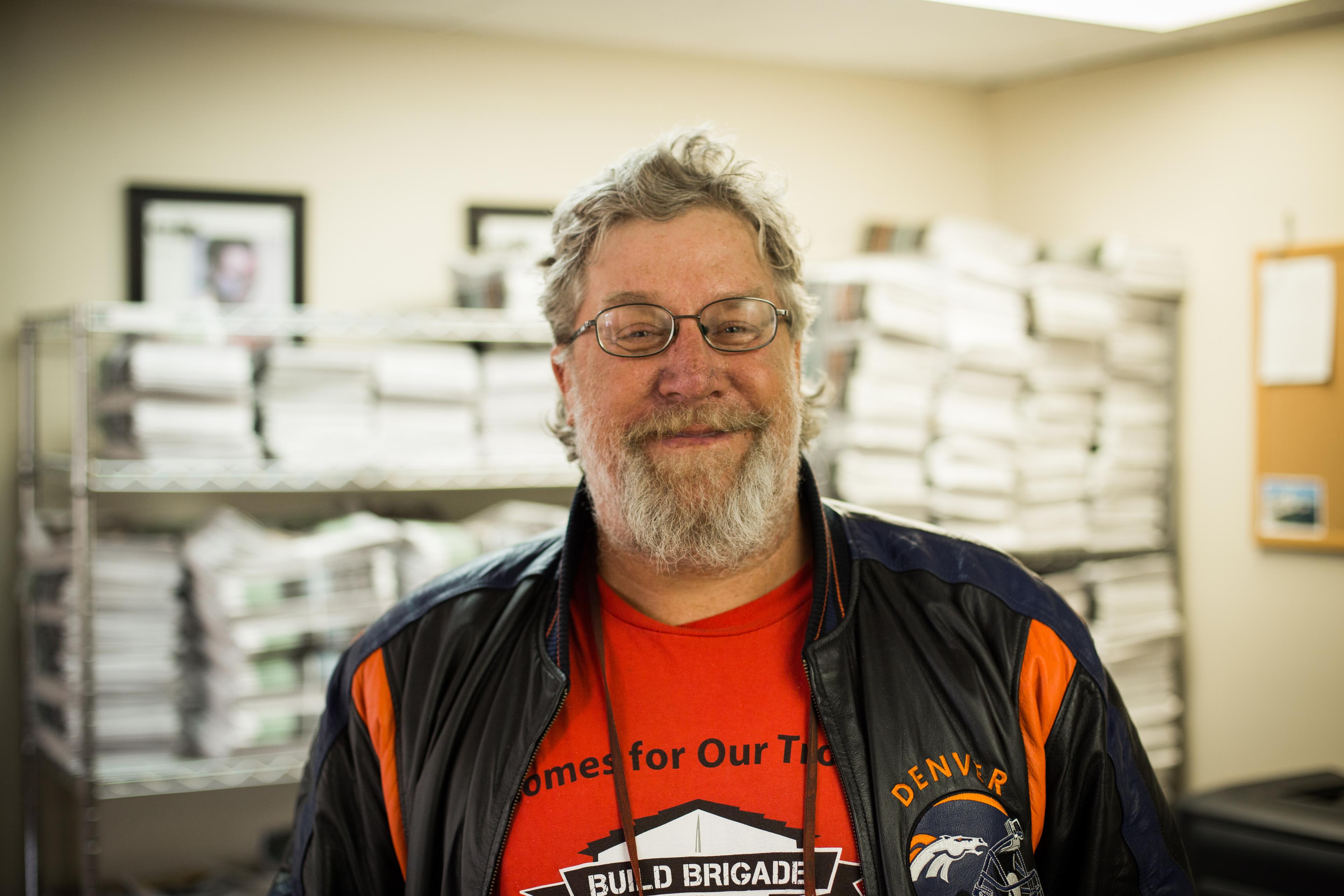 Man with beard and glasses