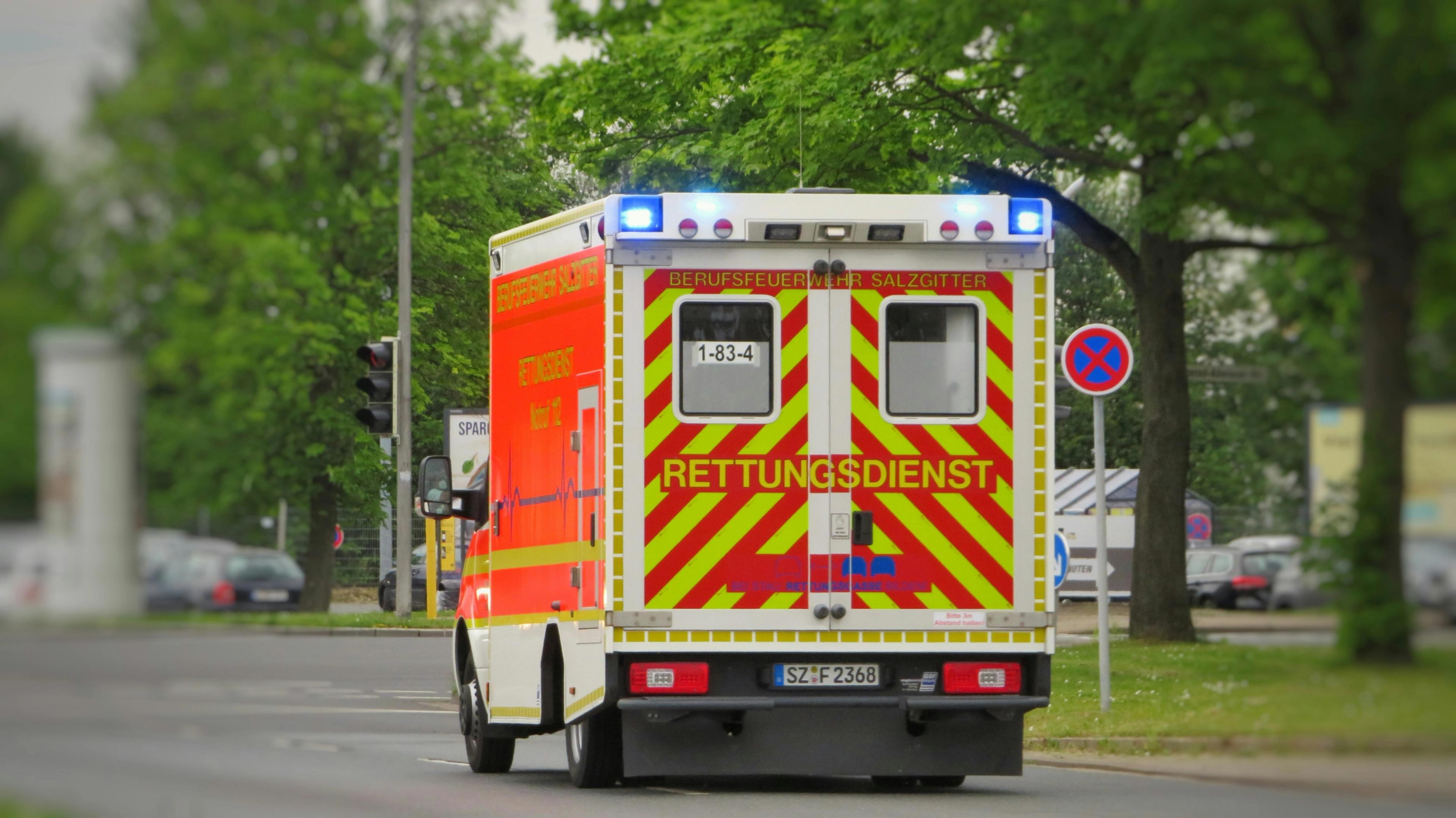 A German ambulance