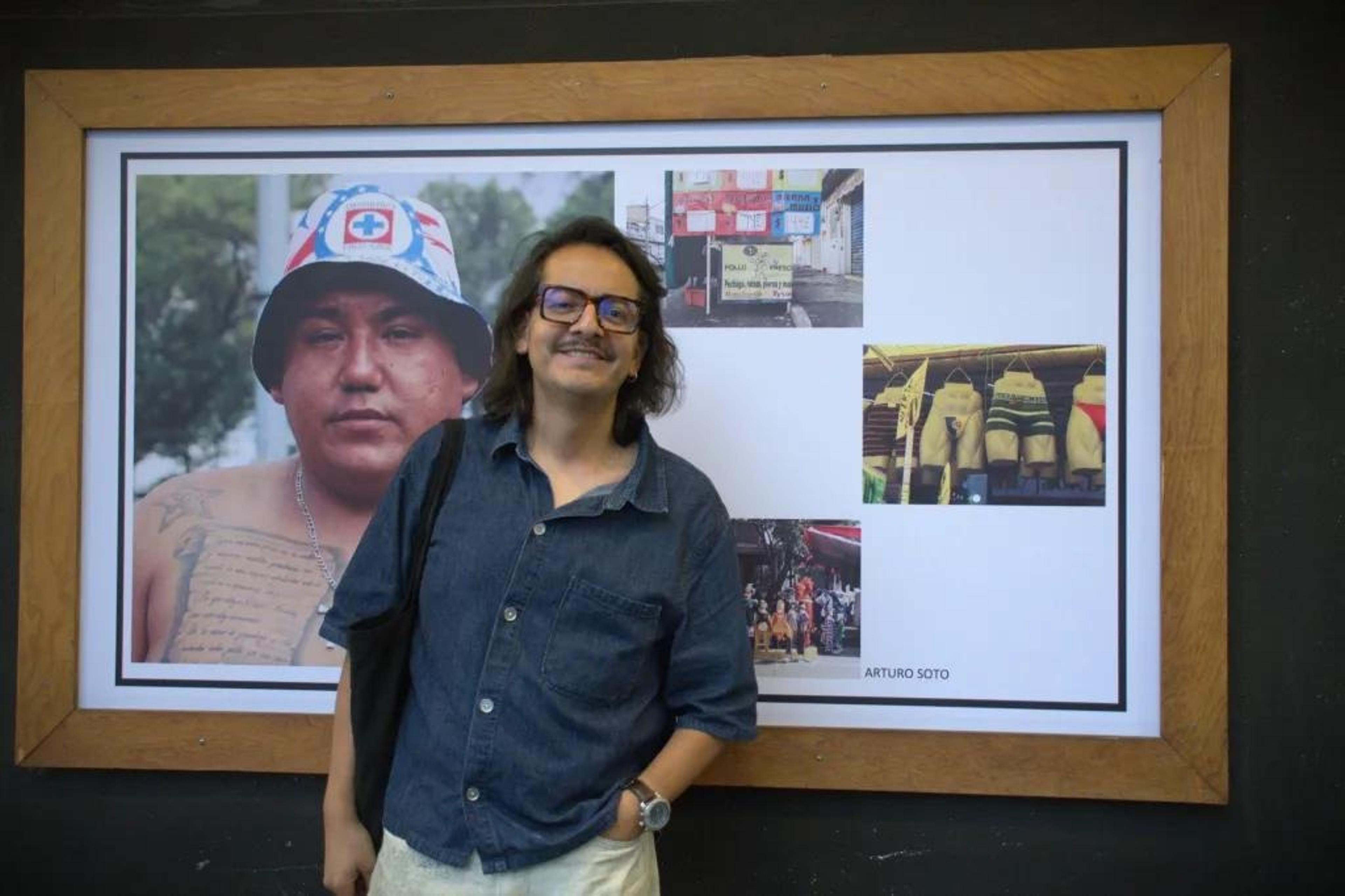 Portrait at the exhibition opening