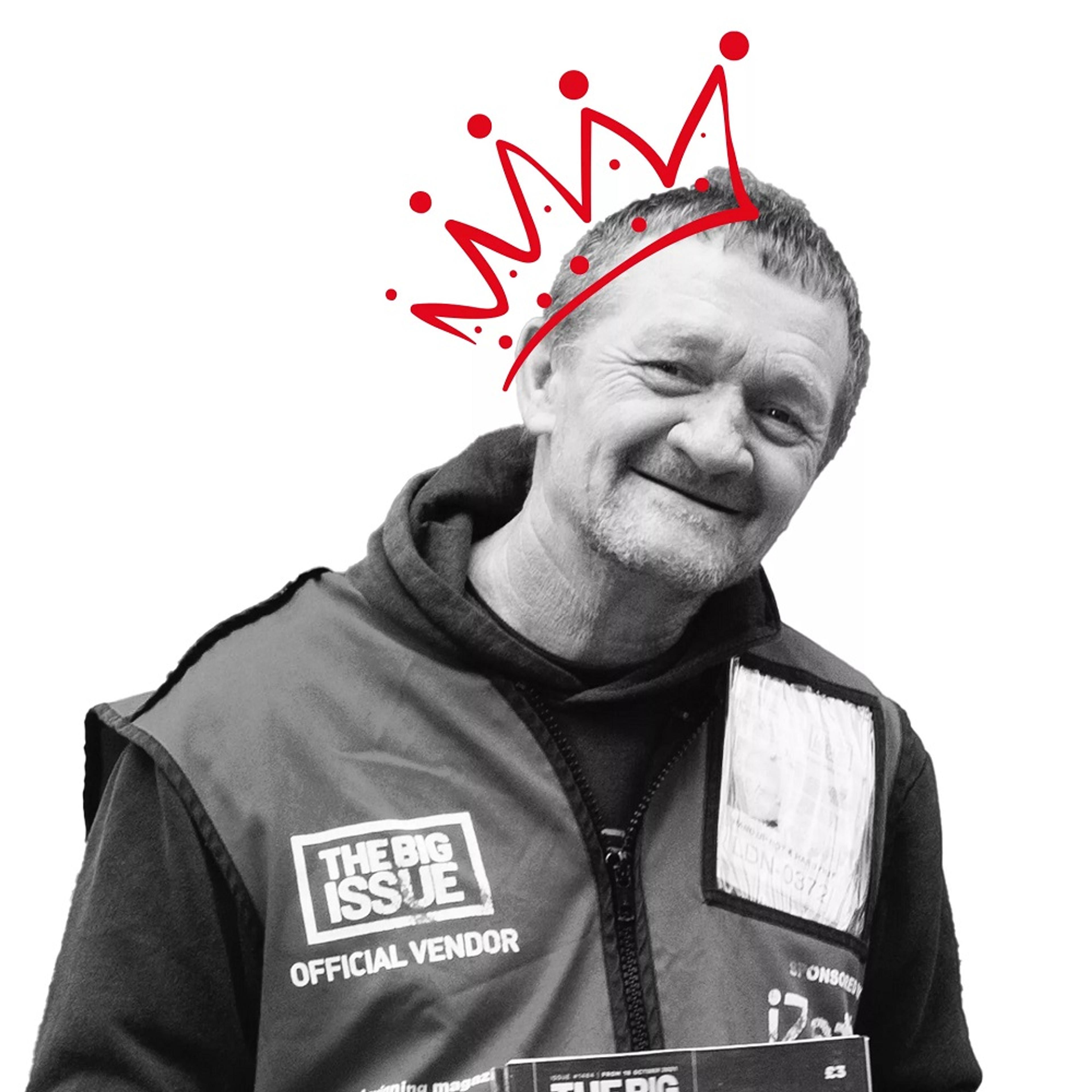 Man with crown