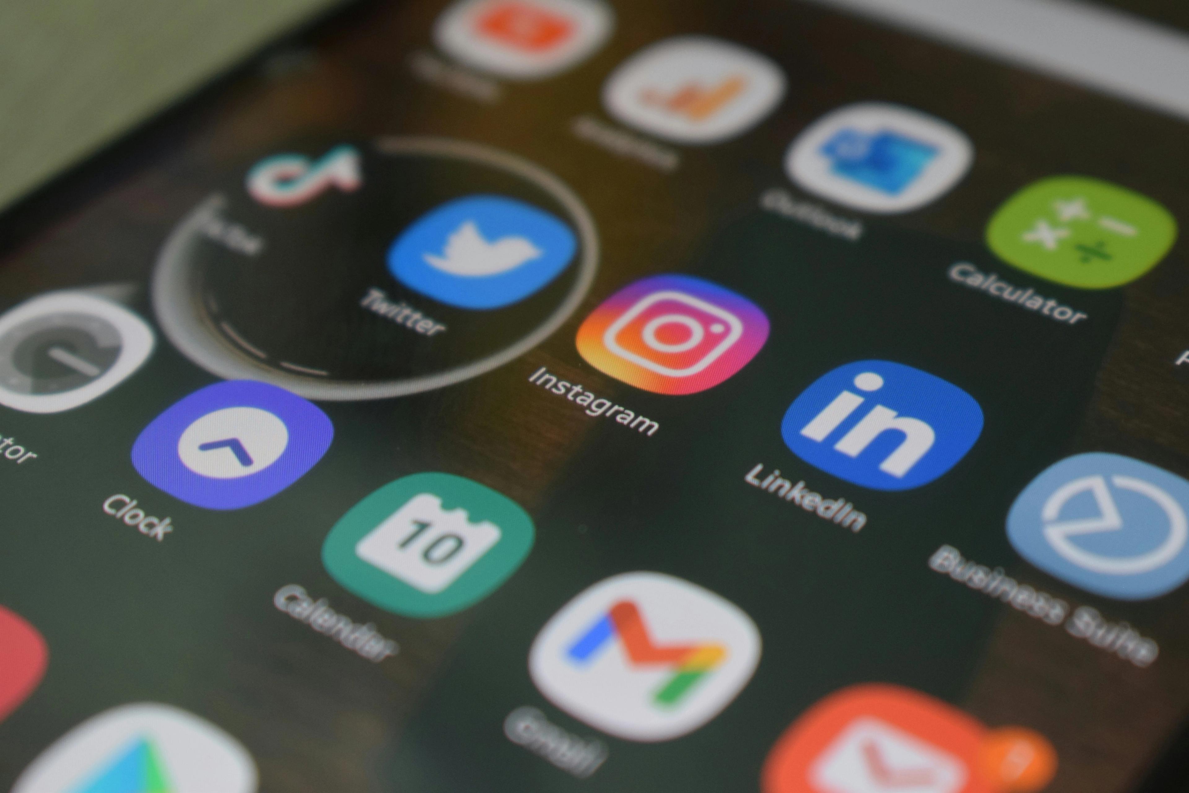 Social media apps