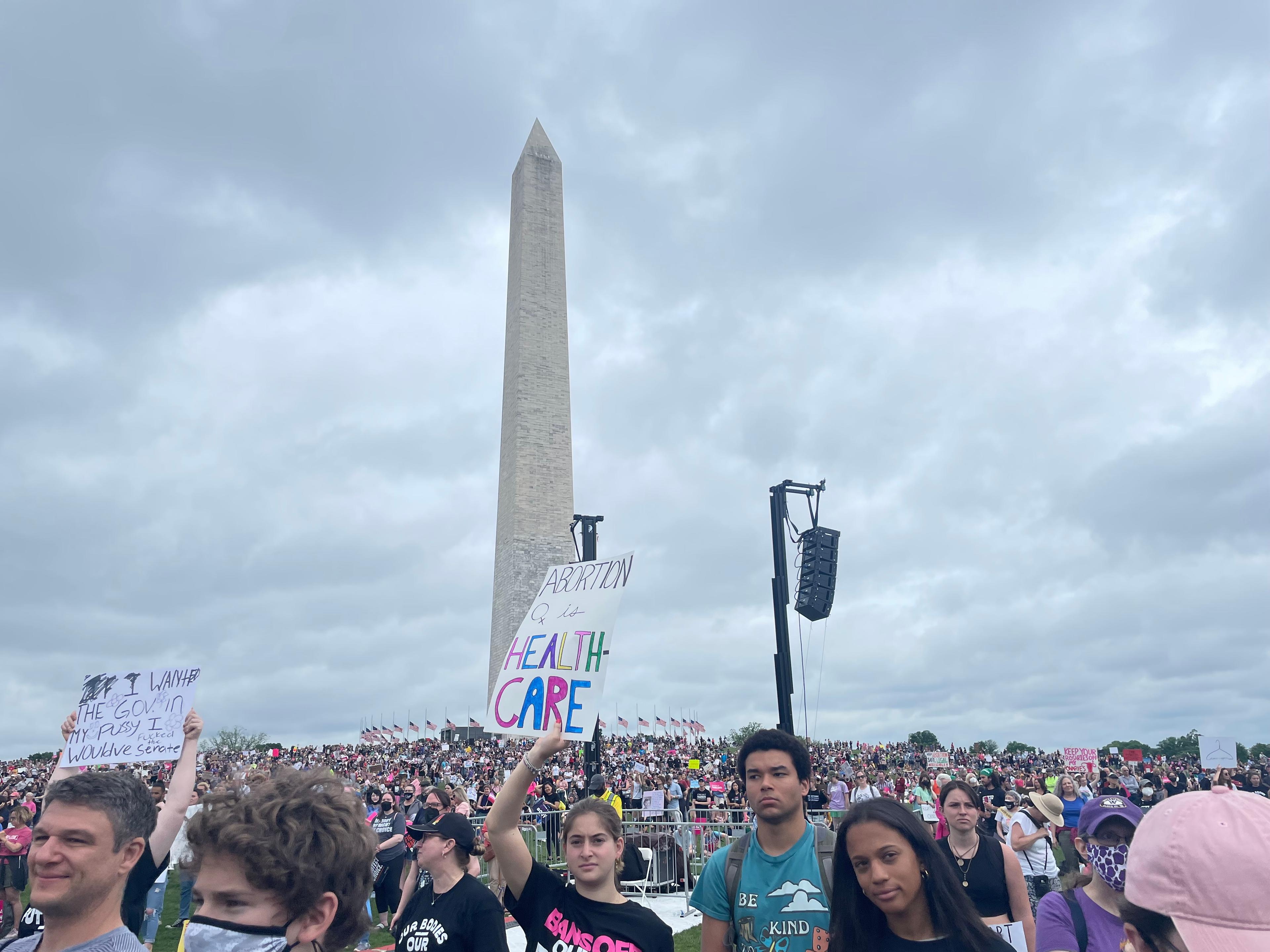 A protest in Washington DC