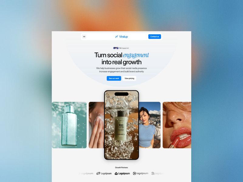 Viralup — İşletme Web Sitesi Şablonu