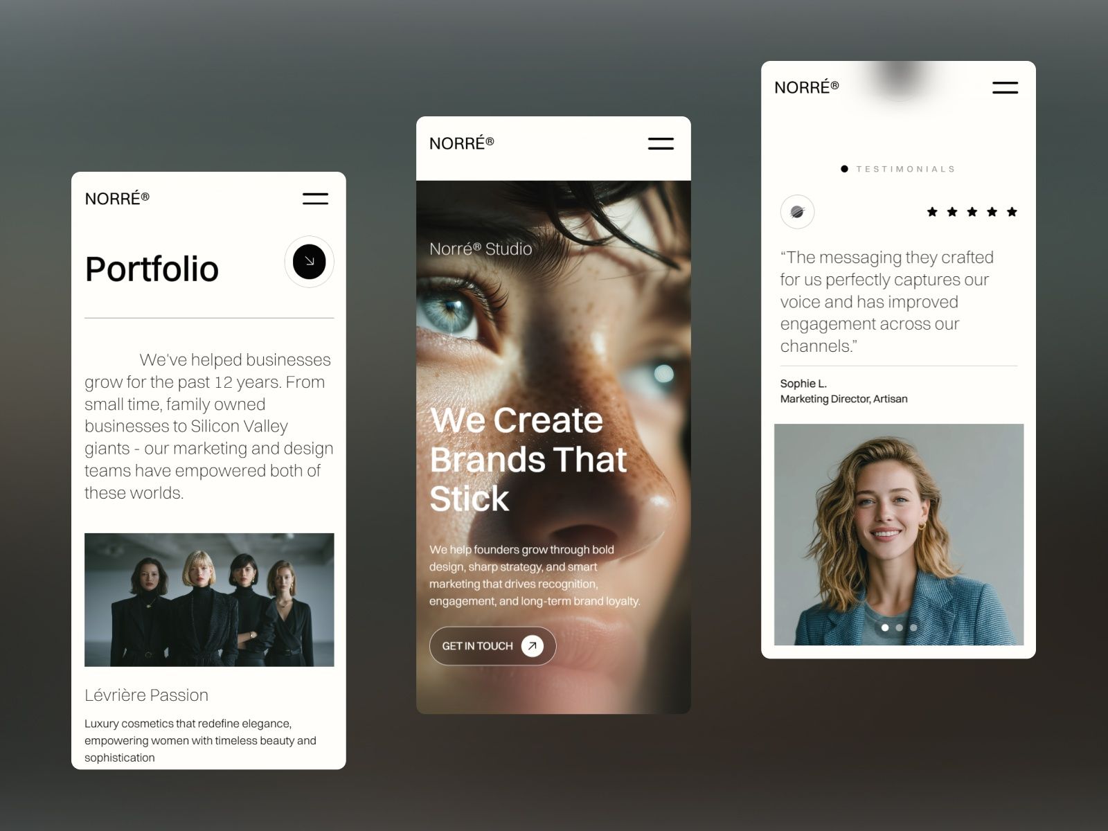 Norré — Business Website Template screenshot 4