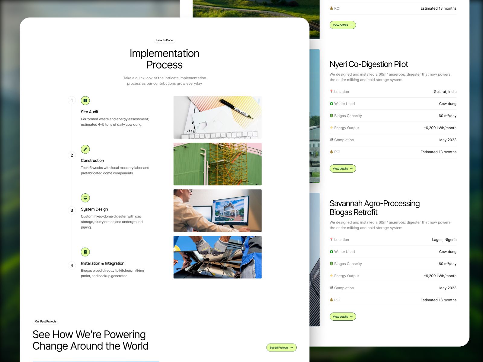 Biogax — Business Website Template screenshot 3