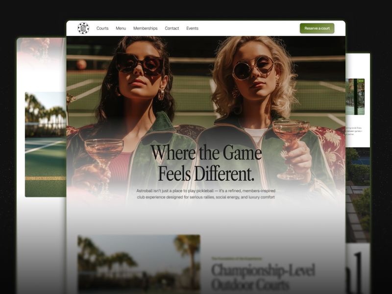 Astroball — Spor Topluluğu Web Sitesi Şablonu - Hover