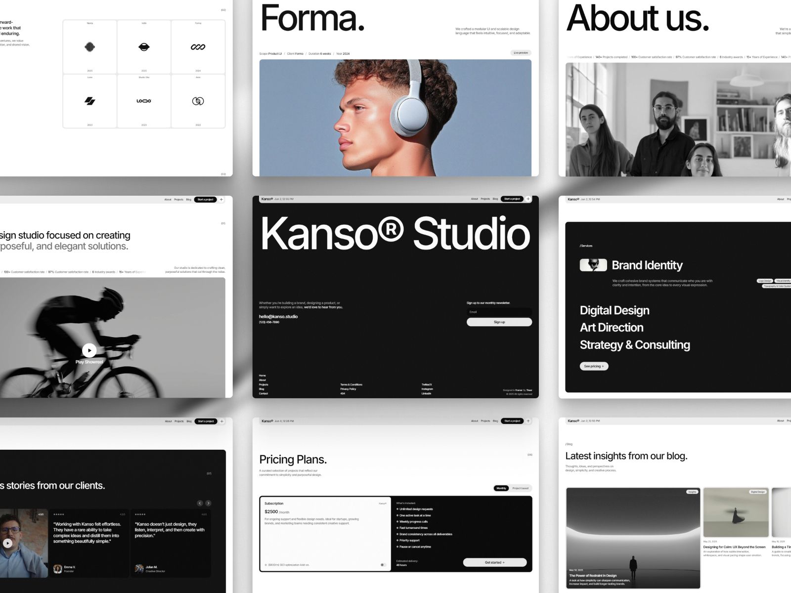 Kanso — Business Website Template screenshot 4