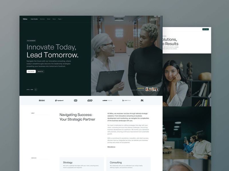 Nikka — İş Web Sitesi Şablonu