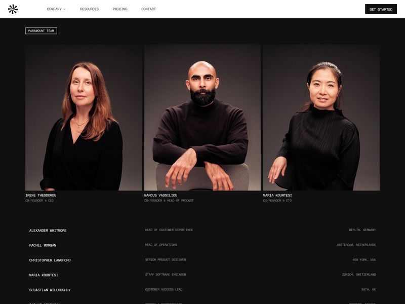 Paramount — İşletme Web Sitesi Şablonu - Hover