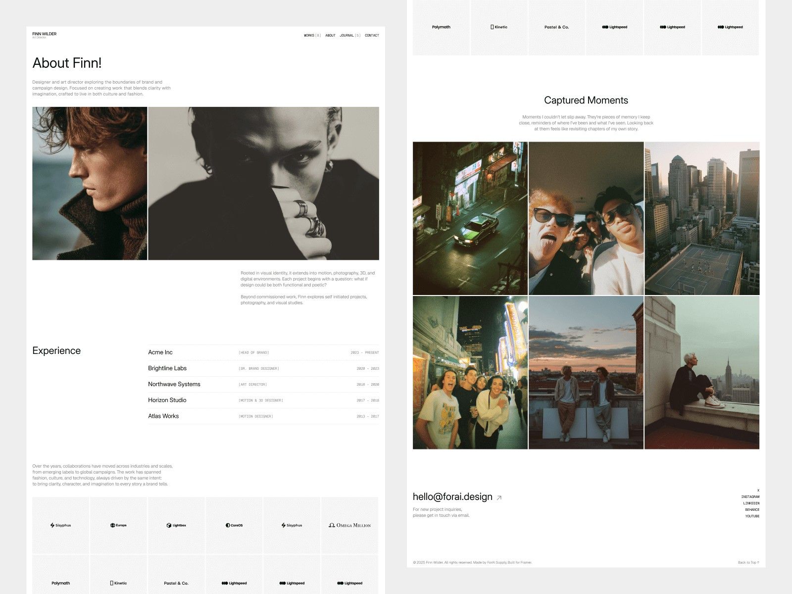 PersoPort — Portfolio Website Template screenshot 4