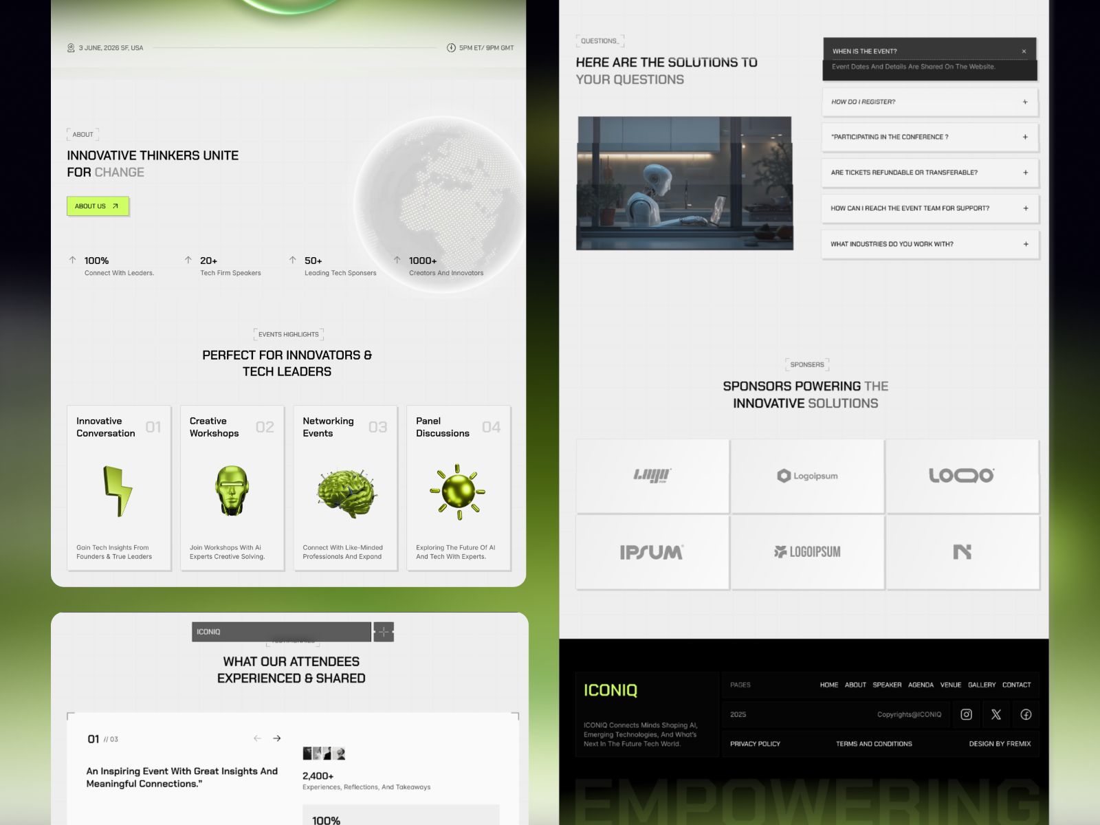 ICONIQ — Community Website Template screenshot 3