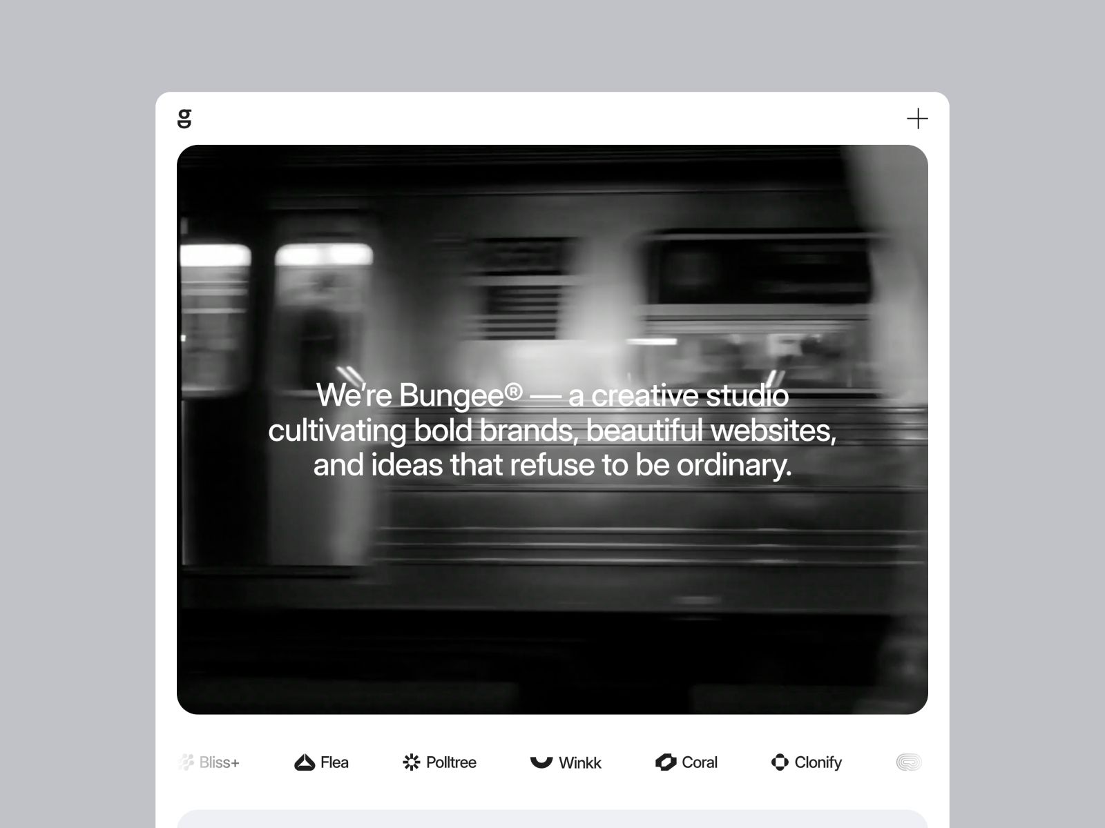 Bungee — Creative Website Template screenshot 4