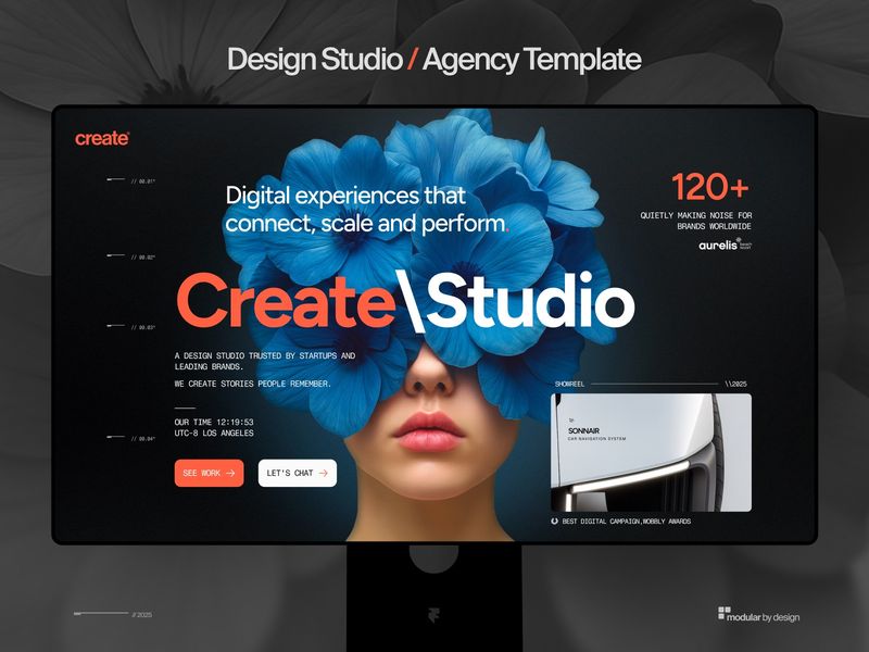 Create — Yaratıcı Web Sitesi Şablonu
