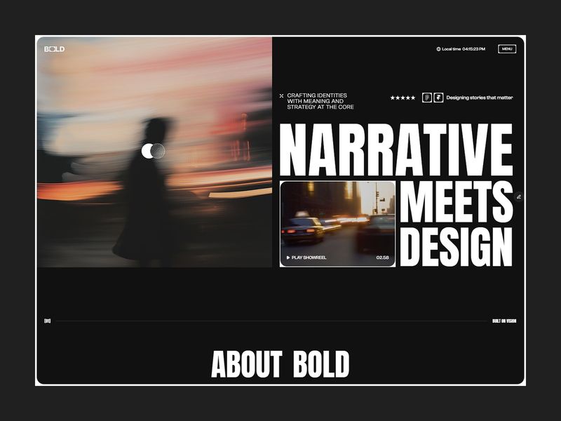 BOLD Studio — Yaratıcı Web Sitesi Şablonu