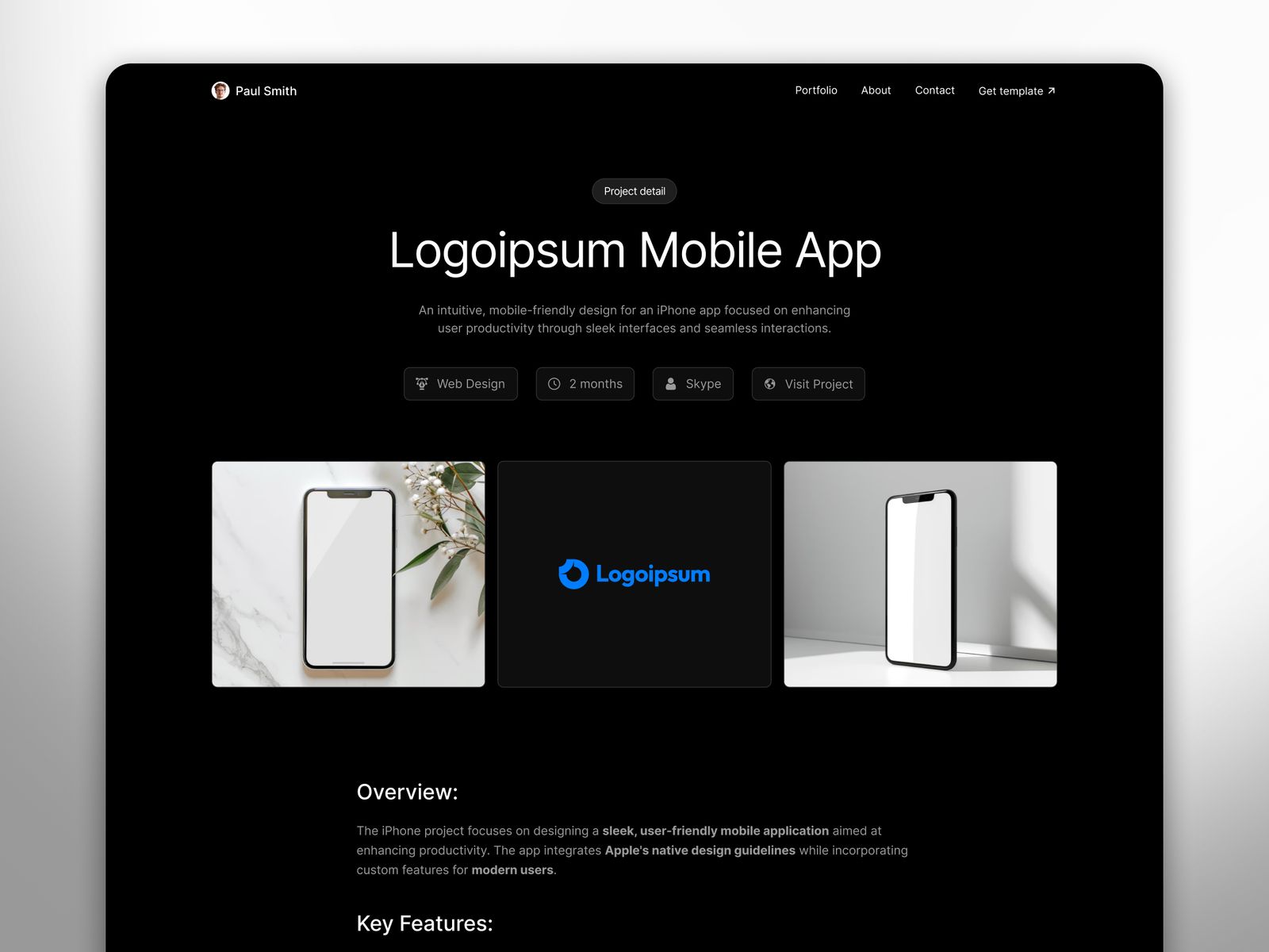 Proxio — Creative Website Template screenshot 3