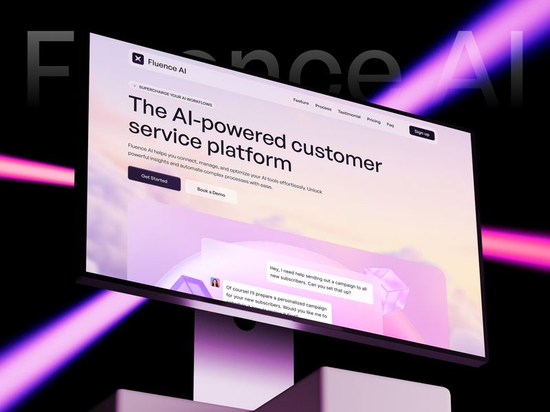 Fluence AI — İşletme Web Sitesi Şablonu