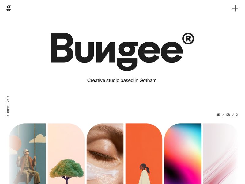 Bungee — Yaratıcı Web Sitesi Şablonu