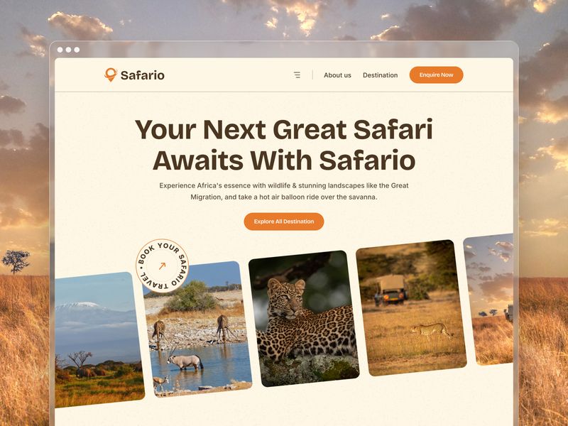 Safario — Topluluk Web Sitesi Şablonu