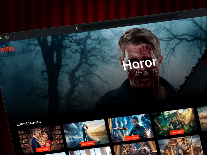 HypeStream — Video Yayın Platformu Web Sitesi Şablonu - Hover