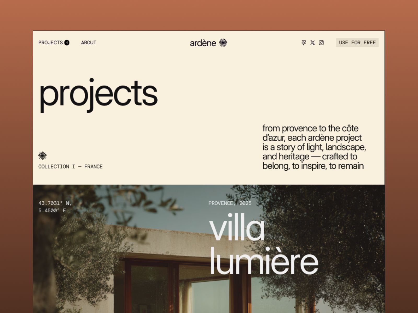 Ardène — Real Estate Website Template screenshot 3