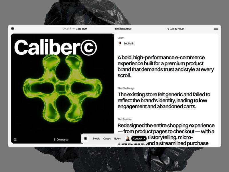 Atlaz — Dijital Ajans Web Sitesi Şablonu - Hover