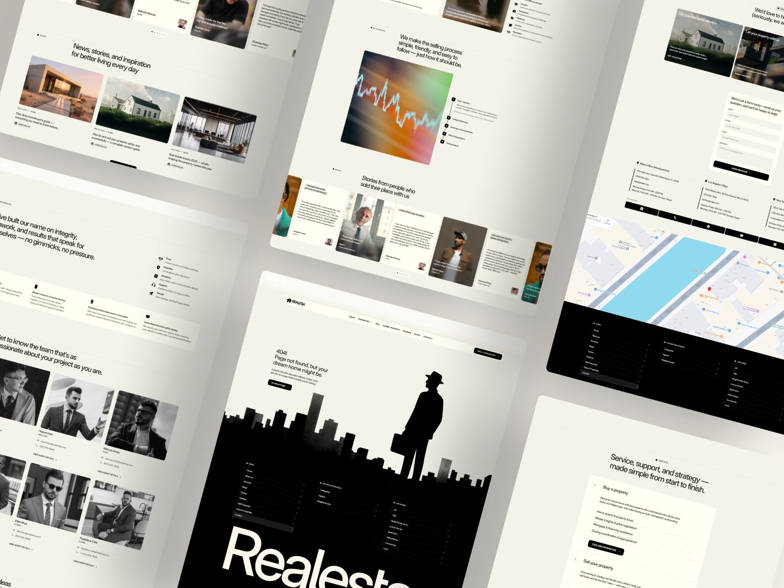 Realist — Real Estate Website Template screenshot 4