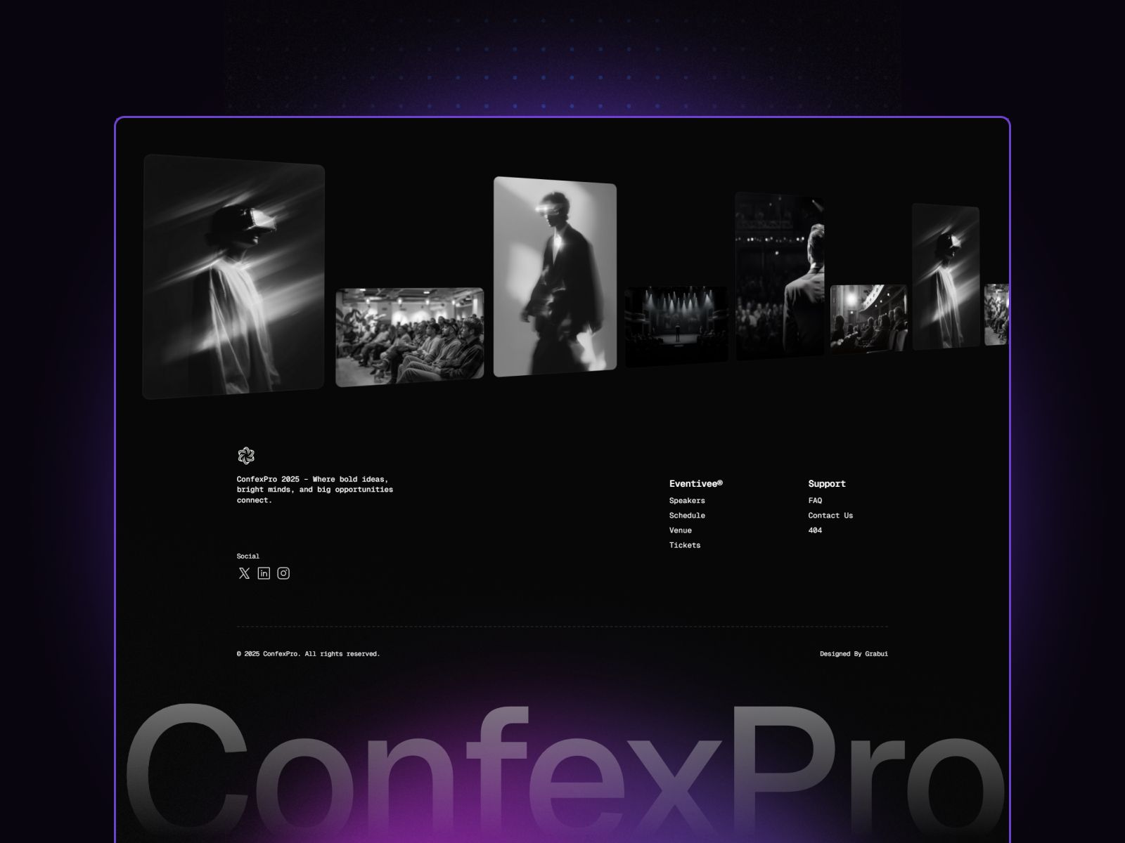 Eventivee® — Event Registration Website Template screenshot 3