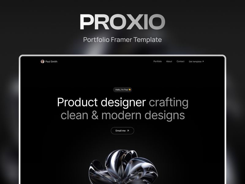 Proxio — Yaratıcı Web Sitesi Şablonu
