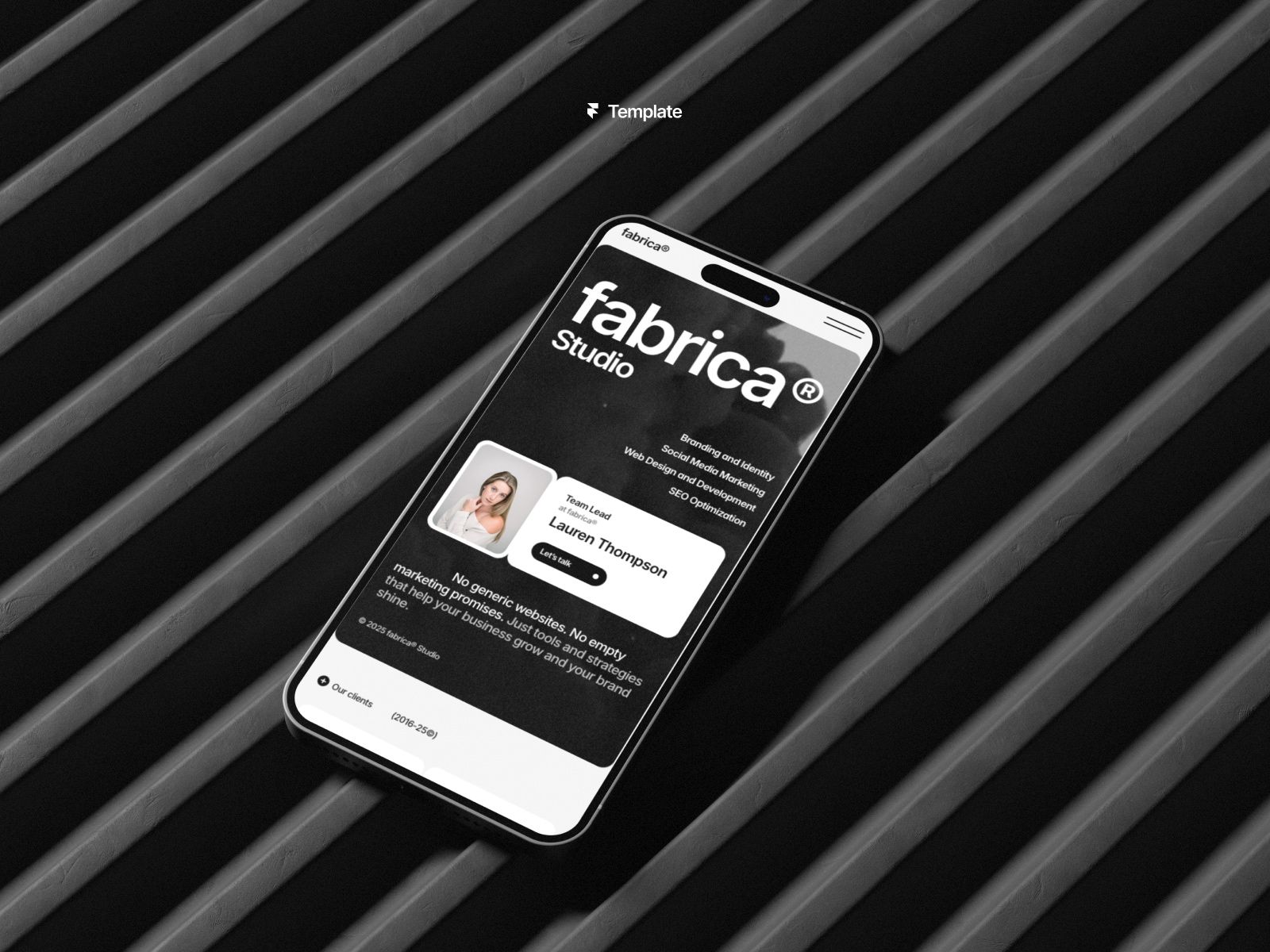 Fabrica — Business Website Template screenshot 4