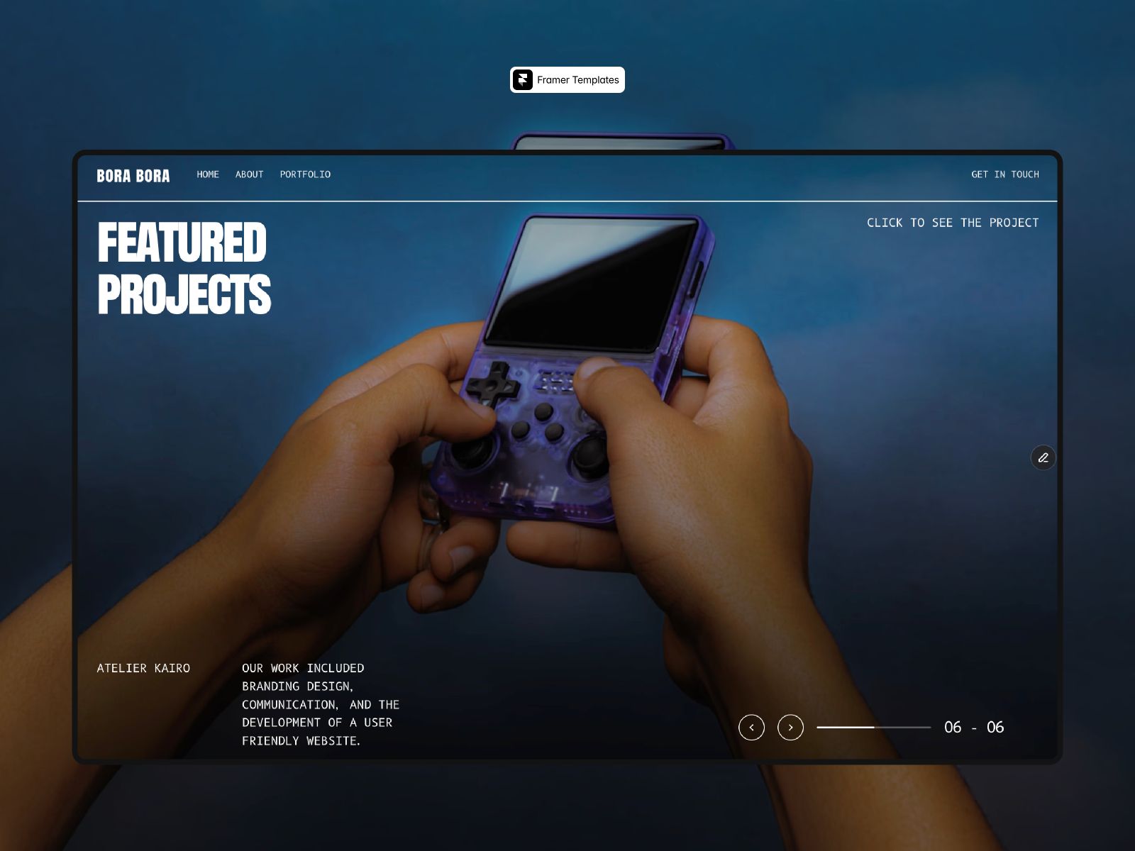 Bora Bora — Creative Website Template screenshot 4