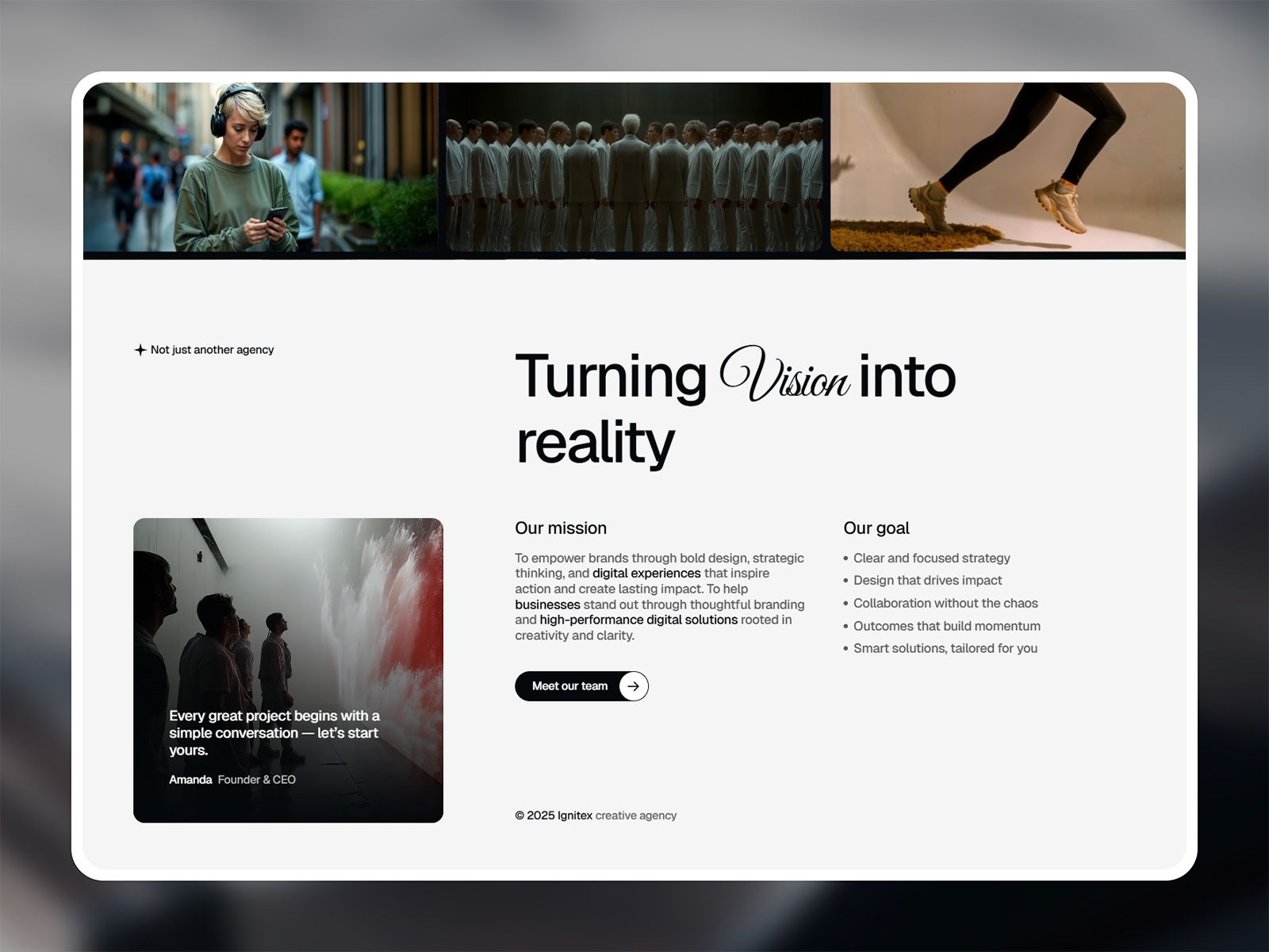 Ignitex — Agency Website Template screenshot 3