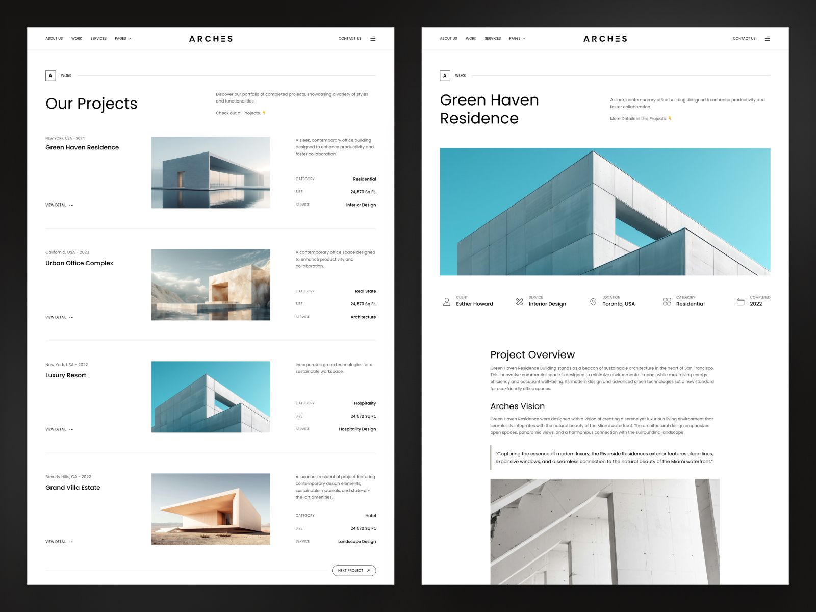 Arches — Business Website Template screenshot 3