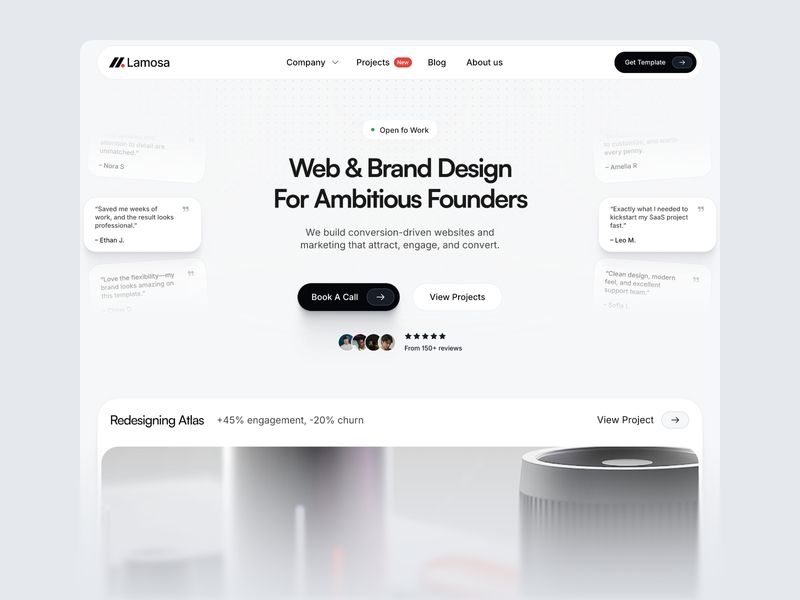 Lamosa — İşletme Web Sitesi Şablonu