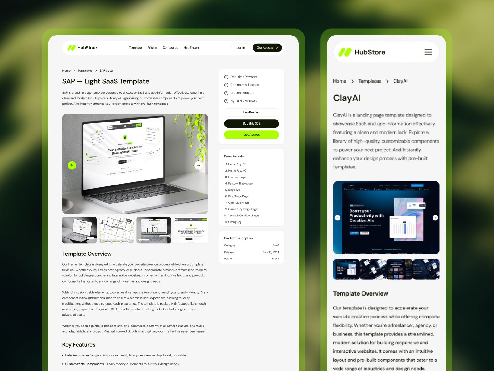 HubStore — Framer Membership Website Template screenshot 4